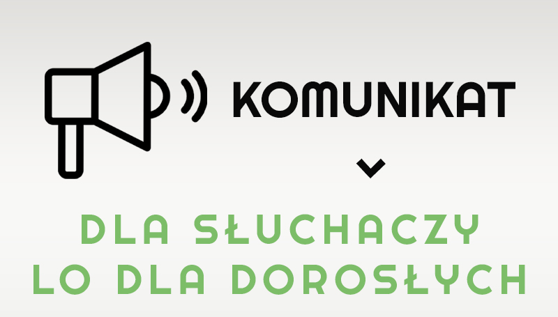 Informacja dla słuchaczy II Liceum Ogólnokształcącego dla Dorosłych