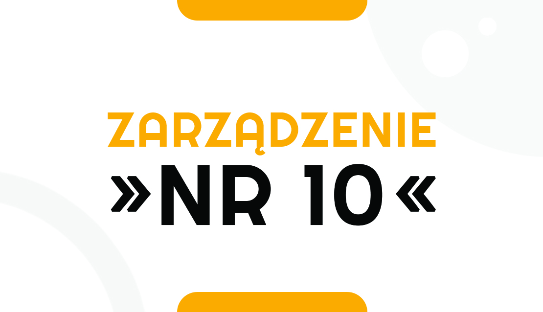 Grafika ilustrująca zarządzenie nr 10