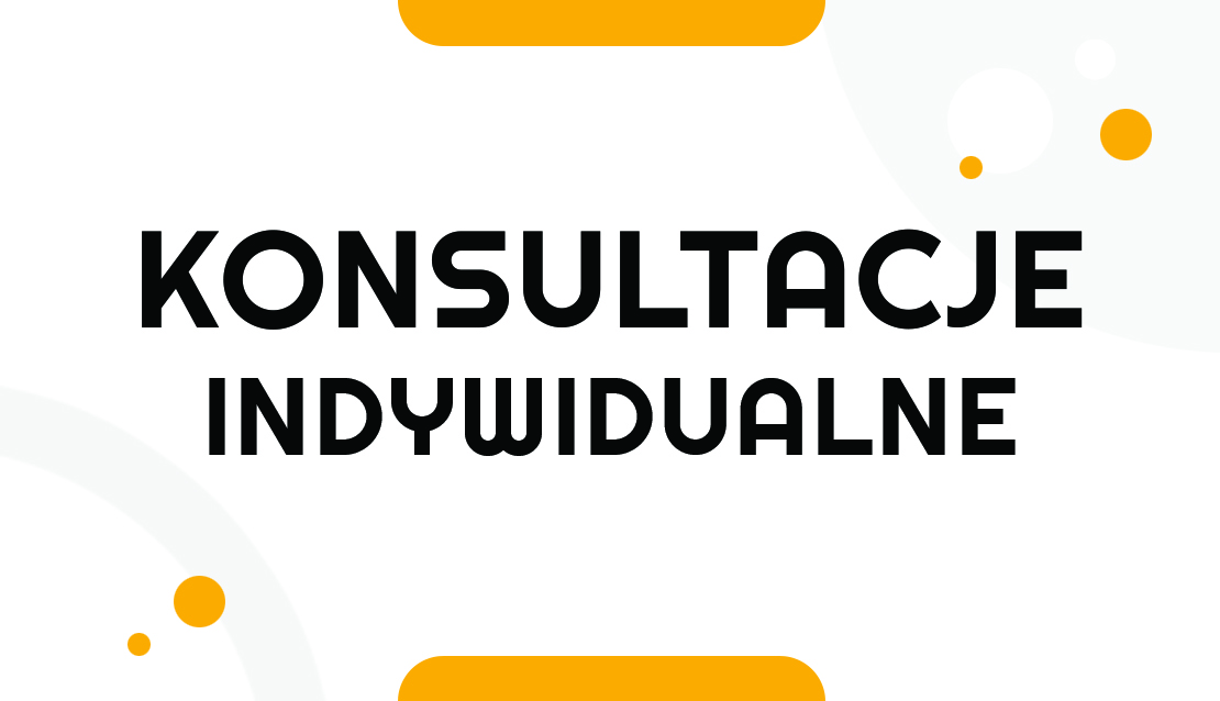 Grafika ilustrująca konsultacje indywidualne