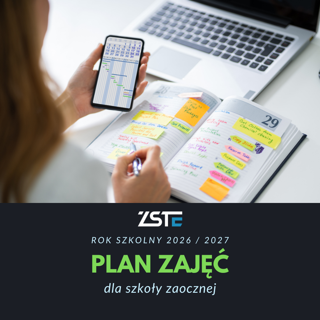 Plan zajęć dla szkoły zaocznej